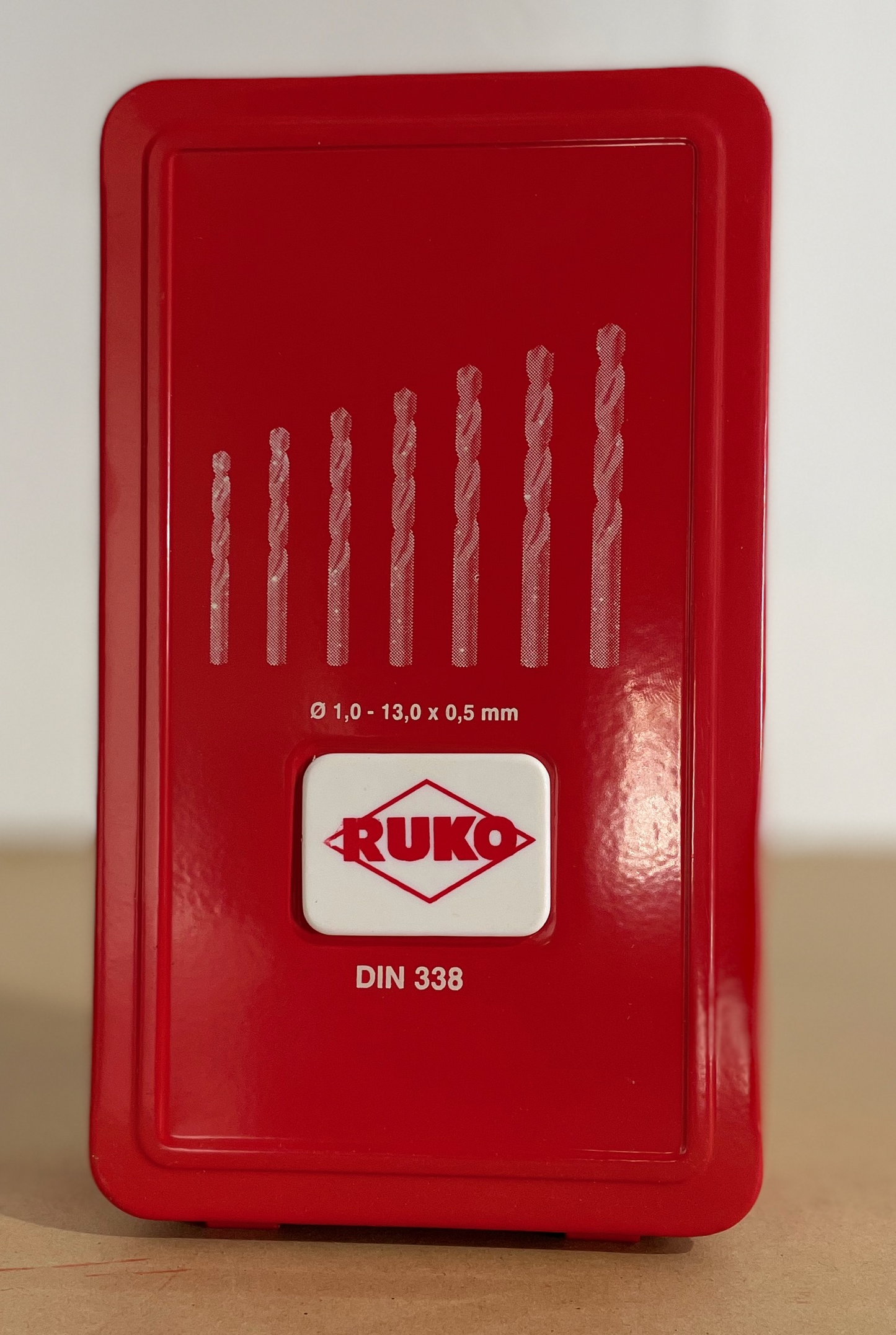 RUKO 25pce Twist drill set HSS ground 1-13mm