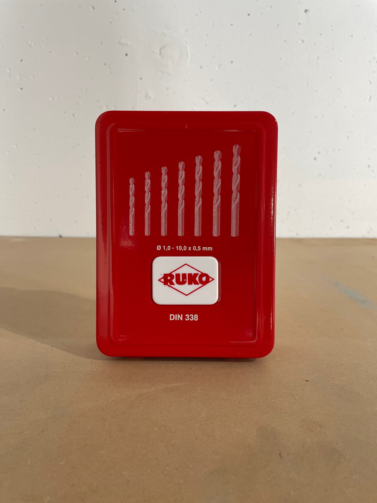 RUKO 20pce Twist drill set HSS ground 1-10mm