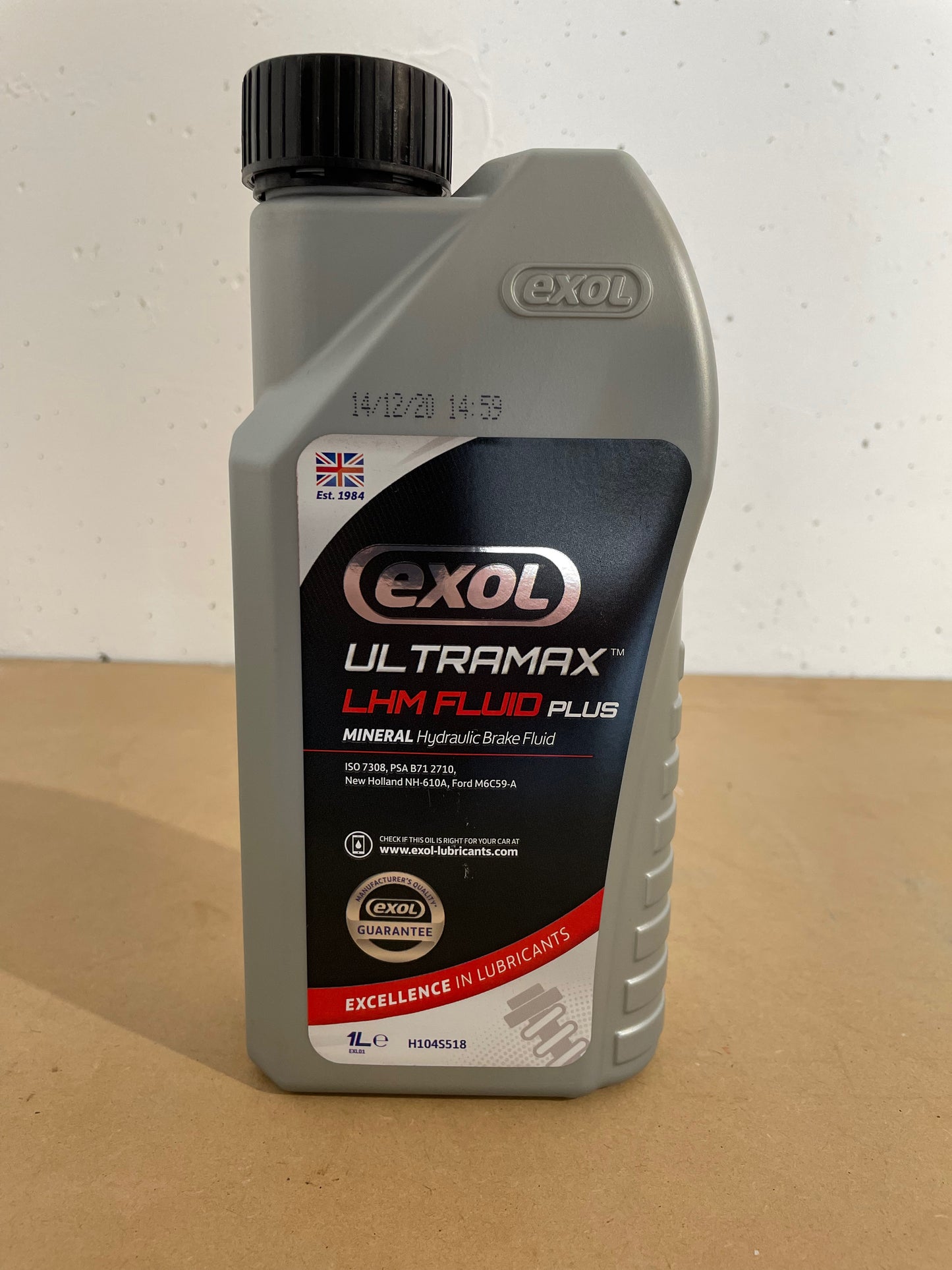 1L Exol ultramax LHM FLUID plus Hydraulic Brake Fluid