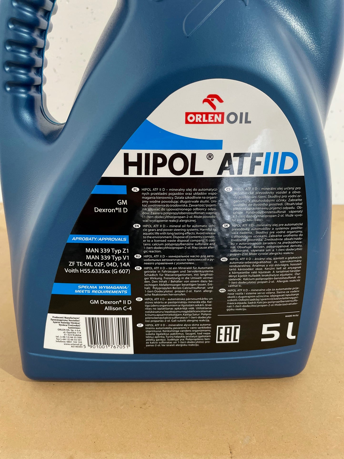 5L HIPOL ATF II D Trans Fluid