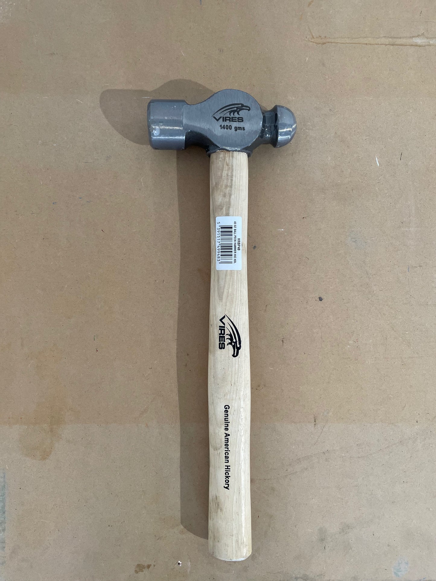 Vires 48oz Ball Pein Hammer Hickory Handle