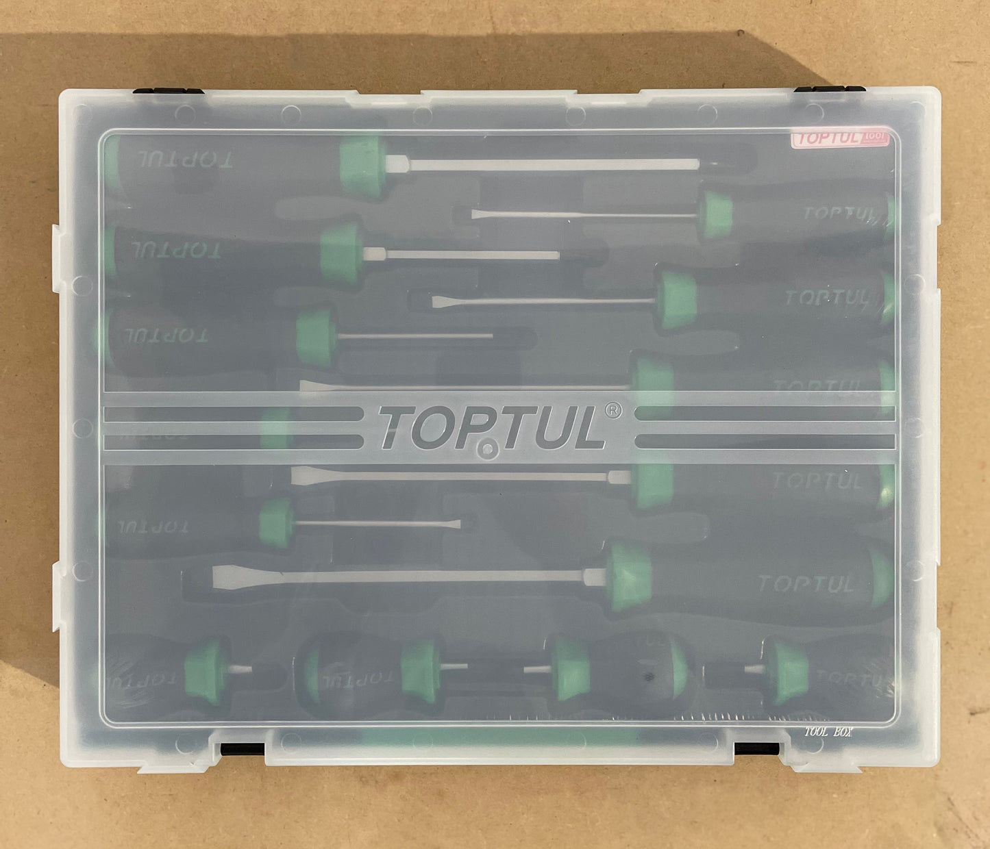 Toptul Slotted & Phillips Screwdriver Set 14Pc