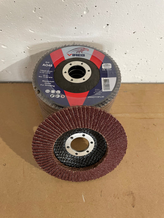 Vires Alum Oxide Flap Disc 115mm