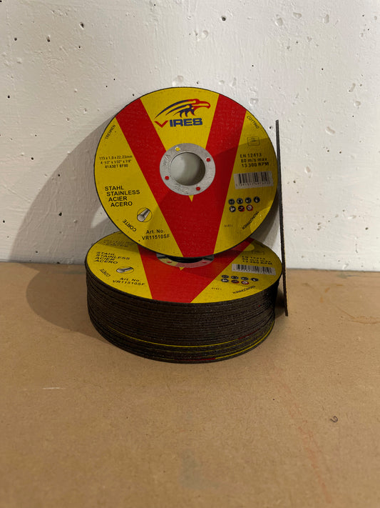 Vires Cutting Disc 115mm x 1.0mm