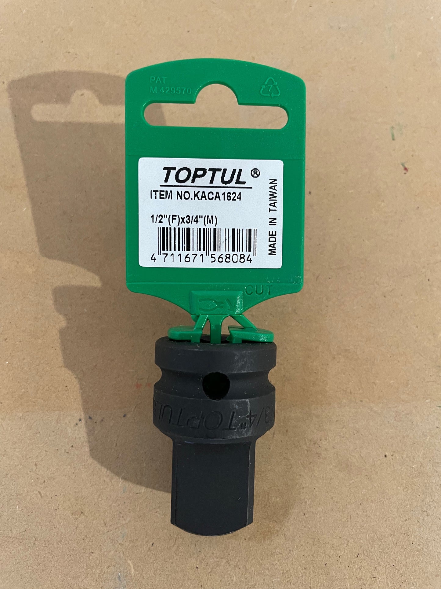 Impact Adaptor 1/2"(F)x3/4"(M)