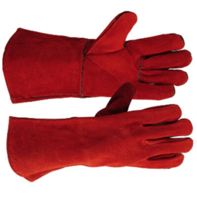 Red Welders Gloves