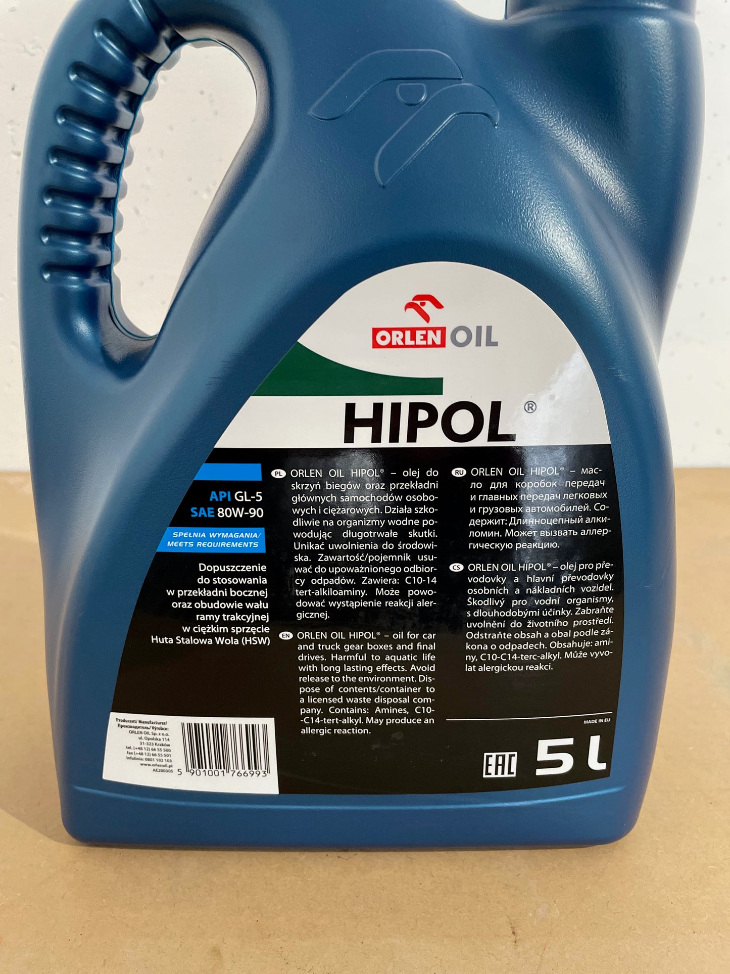 5L Hipol GL-5 80W-90