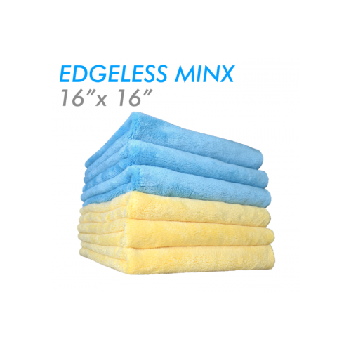 Minx Coral Fleece Edgeless 380 GSM 16 X 16 Microfibre Towel