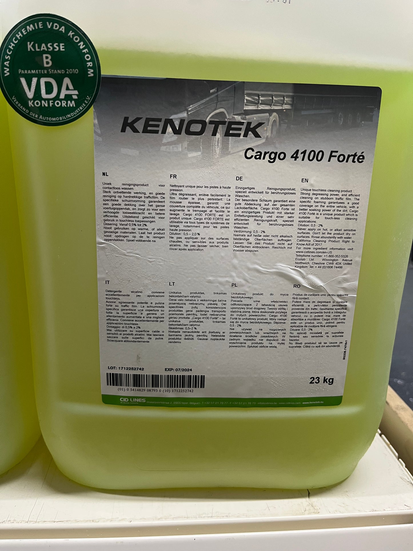 Kenotek Cargo 4100 Contactless Snow Foam