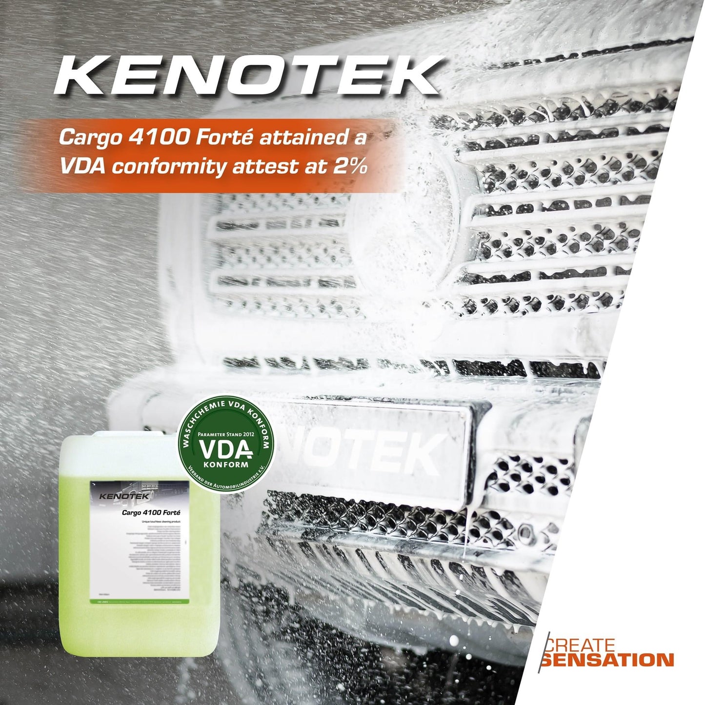 Kenotek Cargo 4100 Contactless Snow Foam